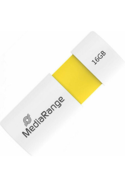 MediaRange 16GB USB 2.0 Στικάκι Κίτρινο
