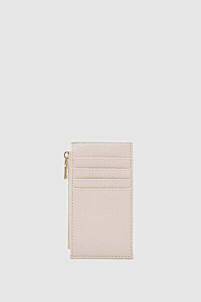 Shule Bags Linn Textured Women's Card Holder Cream