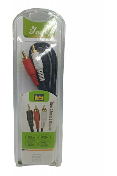 Other Καλώδιο Jack 3.5mm Αρσενικό σε RCA Αρσενικό, Μαύρο, 1.5μ, YN-AU1.5M
