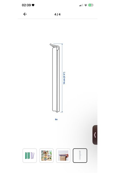 IKEA BEVARA Paket Mandalı , yeşil , lila , 6 adet