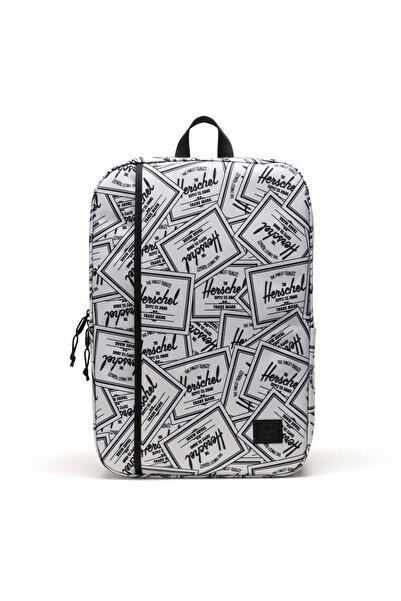 Herschel Supply Co. WESBROOK ΣΑΚΙΔΙΟ ΠΛΑΤΗΣ 11671-07111 Λευκό-Μαύρο ONE