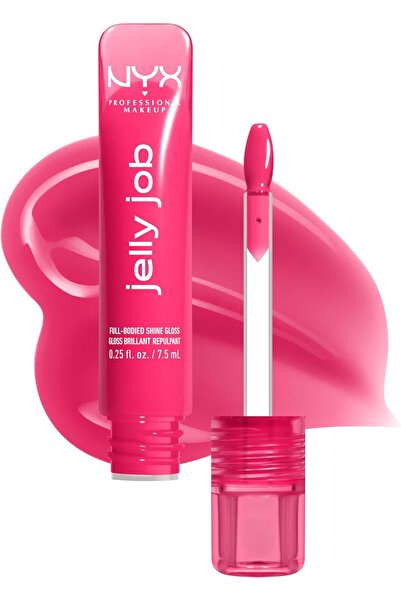 NYX Professional Makeup Jelly Job, Full-Bodied Shine Gloss, Lip-Smoothing Shi...