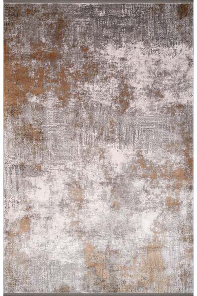 Artemis Halı Carla 00810I Gri Gold Modern Salon Halısı Viskon Akrilik 240 x 340