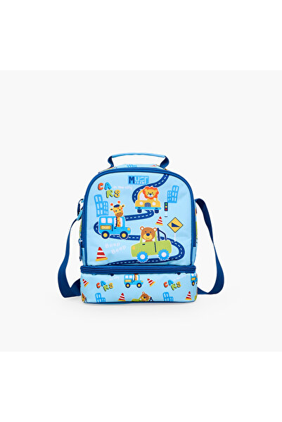 Must Team MustTeam Printed Lunch Bag for Boys 5-8 Years with Insulation