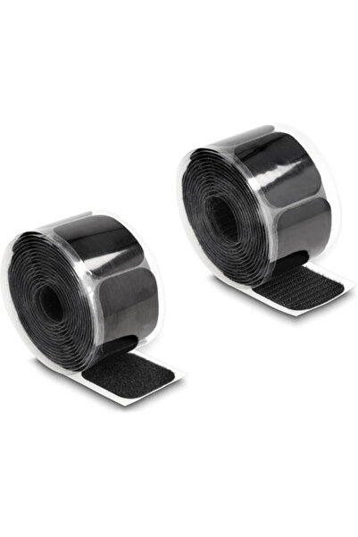 Velcro Αυτοκόλλητη Ταινία Velcro Μαύρη 50mmx5m 1 τεμάχιο Κωδικός: 4.994