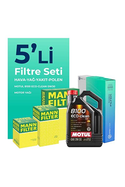 Mann-Filter Fiat Egea 1.6 Dizel Filtre Bakım Seti Motul Motor Yağlı (2015-202...