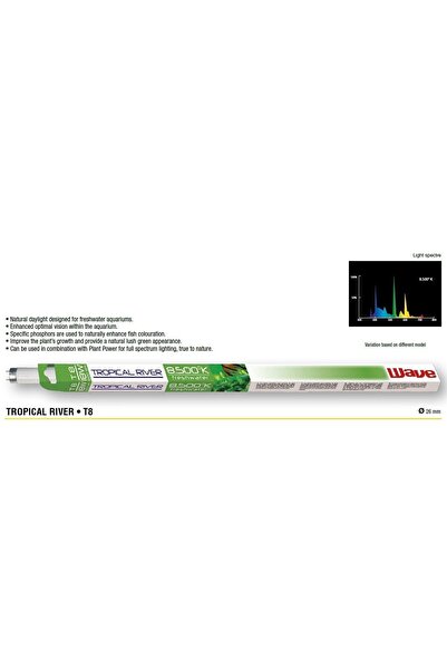 Amtra Neon acvariu TROPICAL RIVER 8500K T8 36W