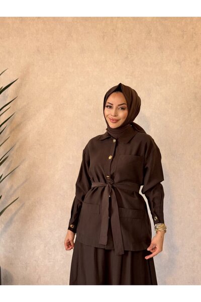 ALANURMODA 4488 Three-Pocket Front Suit Brown