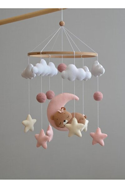 EFSBABY Kız Bebek Beşik Dönencesi Oyuncağı Bebek Odası