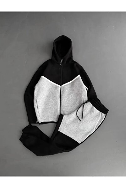 Lorinfo Unisex Urban Shield Kapüşonlu Eşofman Takımı