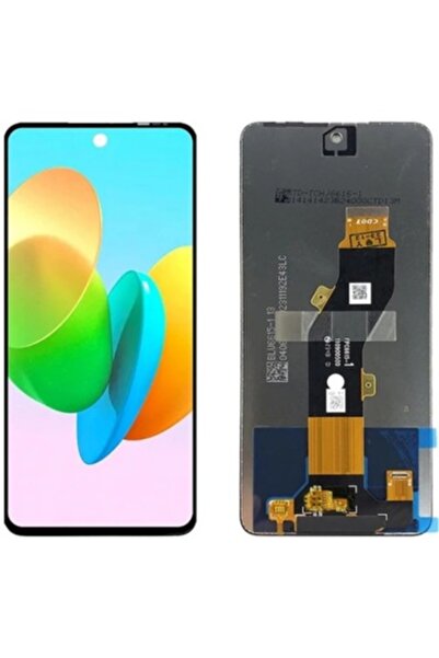 protechgsm Tecno Spark 20c Uyumlu Lcd Ekran + Dokunmatik Siyah