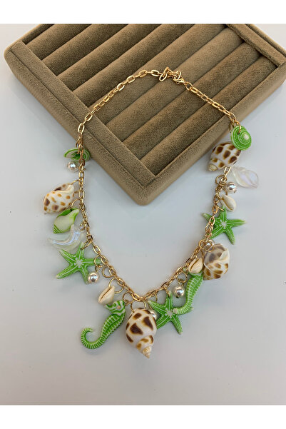 Alışveriş Kasabası Sea Urchin Shell Necklace - 1