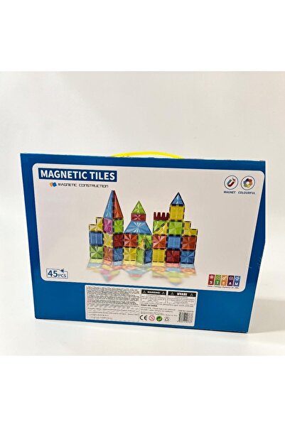NW NessiWorld Sh40763 45 Pieces Magnet Star Diamond Serial Blocks