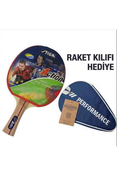 STIGA Action Table Tennis Racket with Case