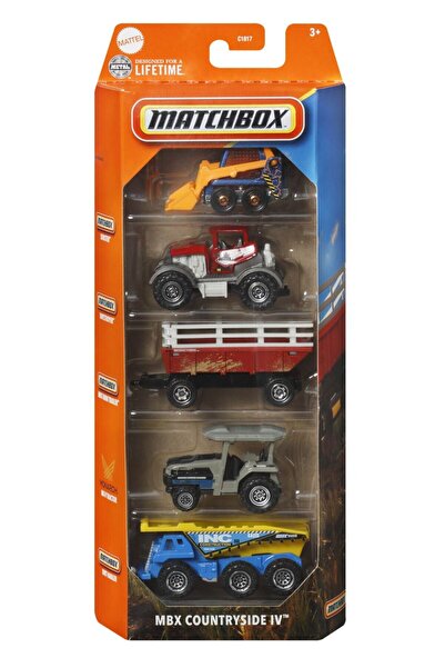 OEM SET MATCHBOX 5 MAȘINI DIE-CAST MBX COUNTRYSIDE IV SCARA 1:64 - metal