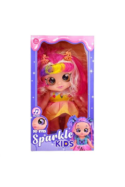 SPARKLE دمية الأميرة للفتيات، 30 سم مع موسيقى وعيون ثلاثية الأبعاد