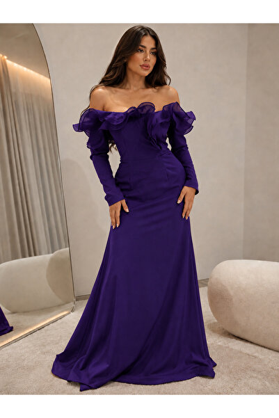 manekan Dress Suitable for Pear-Shaped Body Types, Crepe Fabric