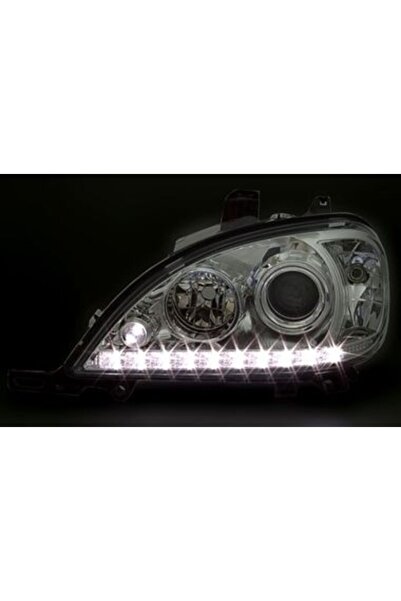 Depo Φώτα εμπρός LED για Mercedes ML W163 (2002-2005), με λάμπες (H1) - σετ 2...