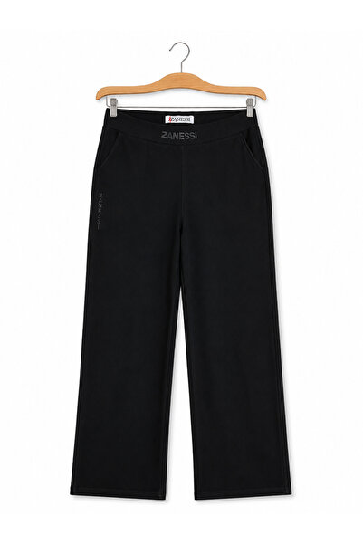 ZANESSI Plus Size Women's Knitted Trousers with Elastic Waist