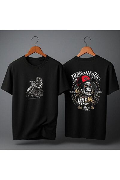 MAGORS Oversize MONGOL VE MONGREL MOB Motorcu Kulübü SIRT Baskılı Premium Uni...