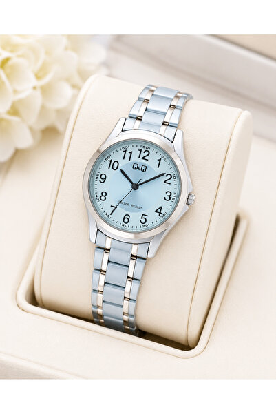 Q&Q Women's Wristwatch Silver Color White Dial Casual and Stylish Combination...