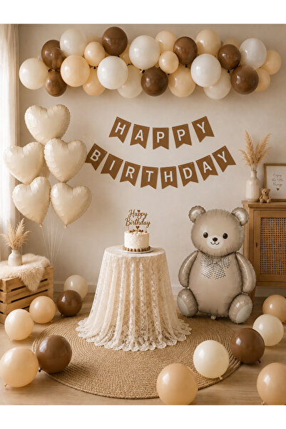 HAPPYLOOPPARTY Σετ διακοσμητικών ειδών για γενέθλια σε στυλ Μποέμ, με μπαλόνι...