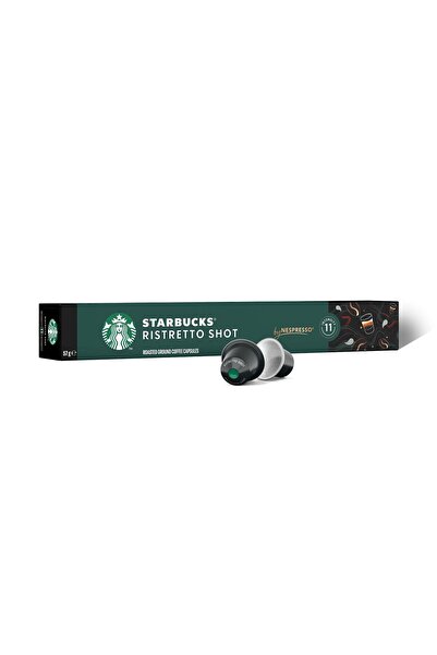 Starbucks by Nespresso Capsule Cafea Ristretto Shot, 10 Buc, Intensitate 11, ...