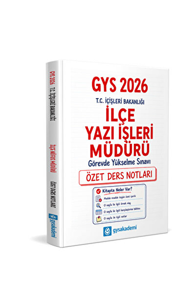 spdfOrbital Yayınları 2026datagysakademi T.C. İçişleri Bakanlığı İlçe Yazı İş...