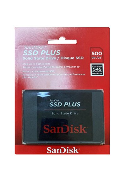 Universal Sandisk 500Gb Ssd Plus 545Mb-505Mb-S Sdssda-500G-G28 Sata 3 2.5" Ha...
