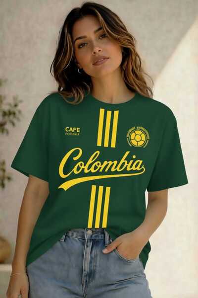 New Shine Colombia Printed Oversize Cotton T-Shirt