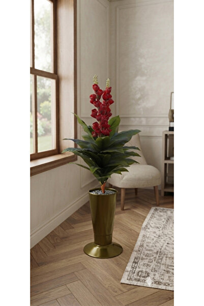moysahsap party&ahşap Red Flowering Artificial Decorative Hyacinth Tree in Po...
