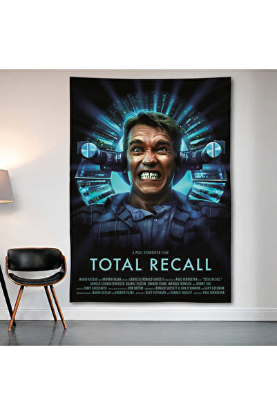 Geek Cultcha Total Recall Wall Covering Wall Tapestry First Quality Satin Fab...