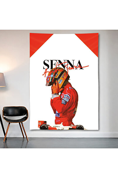 Geek Cultcha Ayrton Senna Tribute Wall Covering Wall Tapestry First Quality S...