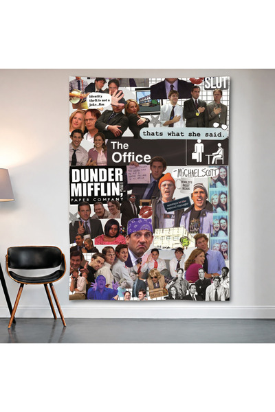 Geek Cultcha The Office Dunder Mifflin Wall Covering Wall Tapestry First Qual...