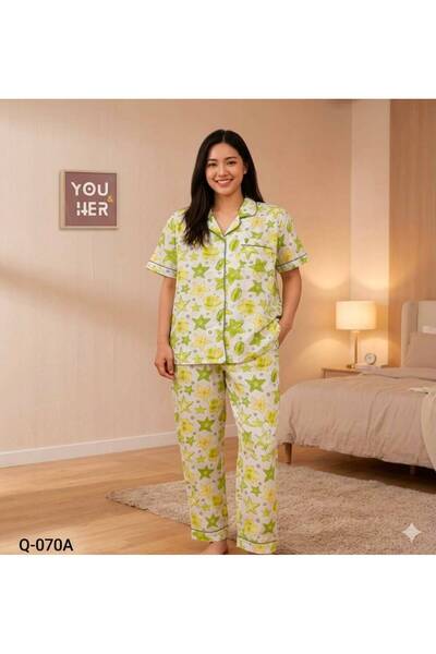 SAHLY Two-Piece Pajama Set with Special Design