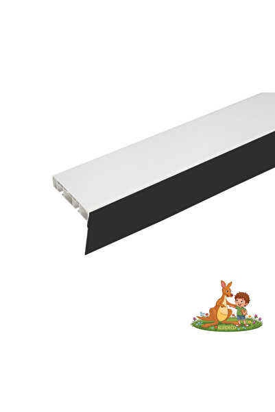 KLEIDECO Sina perdea PVC Berlin, 2 canale, cu masca decorativa, 300 cm, NEGRU...