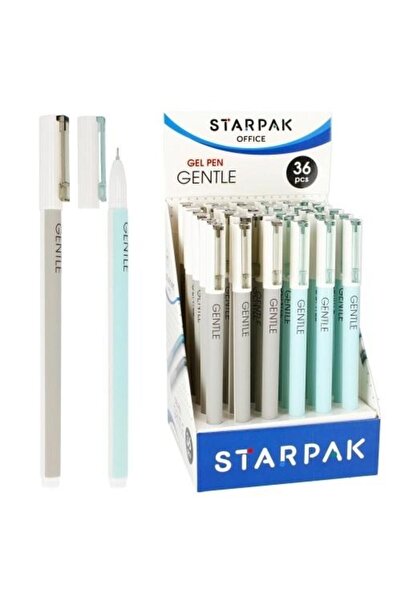 Starpak Set 36 pixuri gel Gentle negru capac