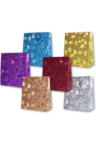 OEM Geanta decorativa Panorama LUX brocart auriu medie multicolor