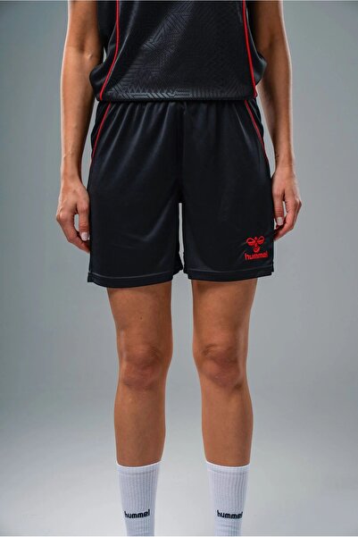 hummel 932584 Target Shorts Black-Red