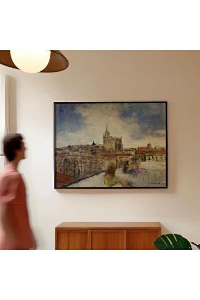 Pegziz Javier Montesol Terrazas de Madrid II Slika | Moderni gradski pejzaž M...