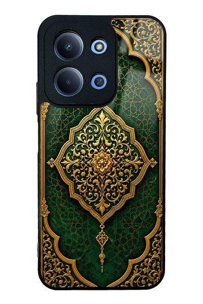 Spoyi حافظة هاتف Xiaomi Redmi 15C بتصميم Emerald Ottoman Majesty لامعة
