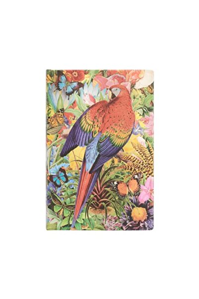 Paperblanks Caiet Mini Tropical Garden, hartie, , 176 pagini, 95x140x18mm, mu...