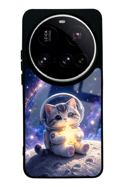 Spoyi Xiaomi 15Ultra Starlight Space Kitty Design Glossy Phone Case