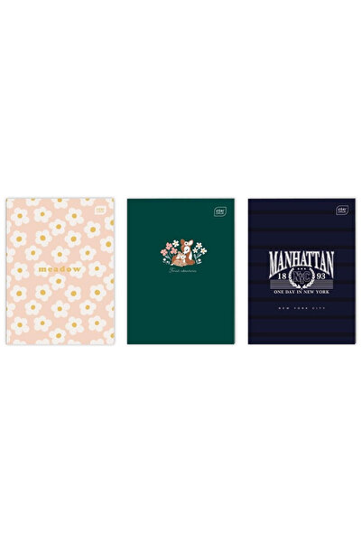 Interdruk Caiete A4 32 file, file albe fara linii, coperta variata, Multicolo...