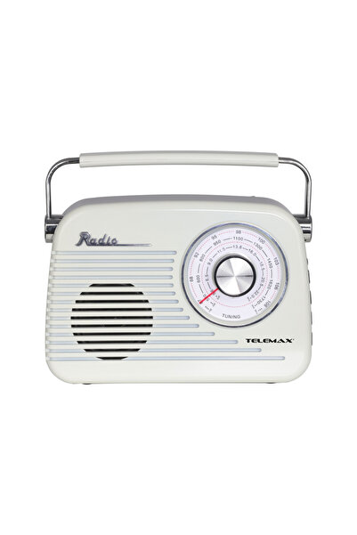 NO BRAND Φορητό ραδίοφωνo Retro με Bluetooth Telemax Groovy VX-2315 225x190x66mm