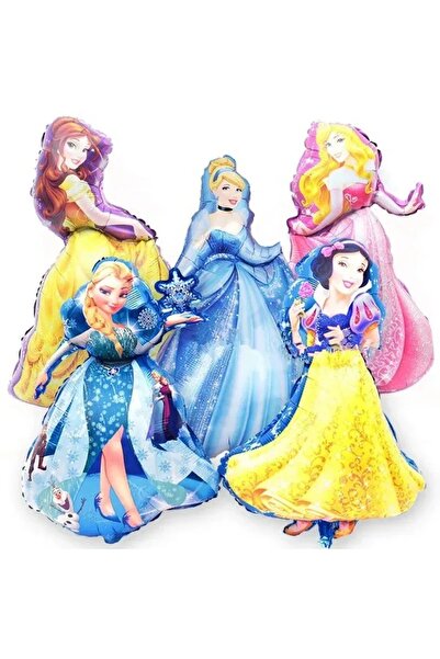 Baloane Vesele Set 5 Baloane Folie Personaje de Poveste - Printese SET318