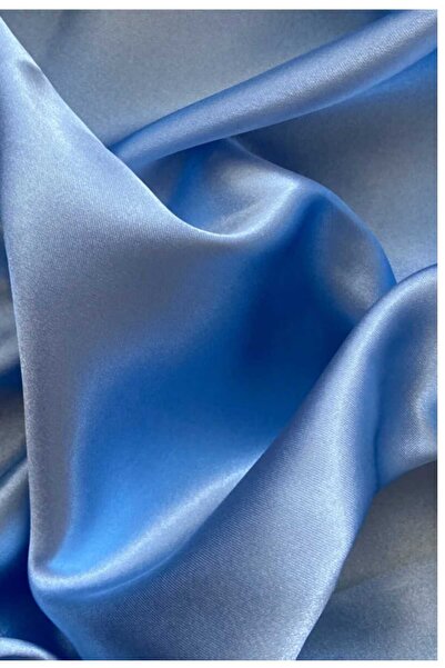 AZY TEKSTİL Light Blue Satin Fabric