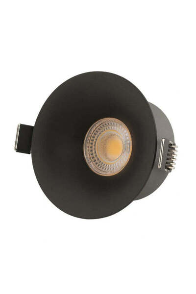 RFAN COB LED Spot, Model C563, Recessed Installation, 3 Light Types, 18W, Black