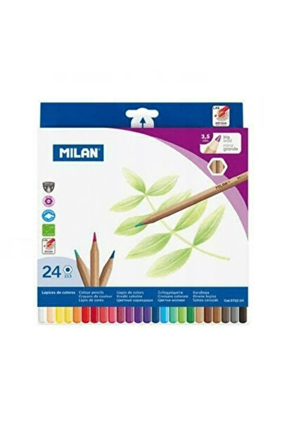 Milan Creioane scolare 24 culori grafit 3.5mm
