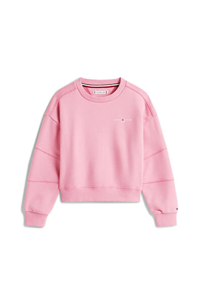 Tommy Hilfiger Pembe Kız Çocuk Sweatshirt